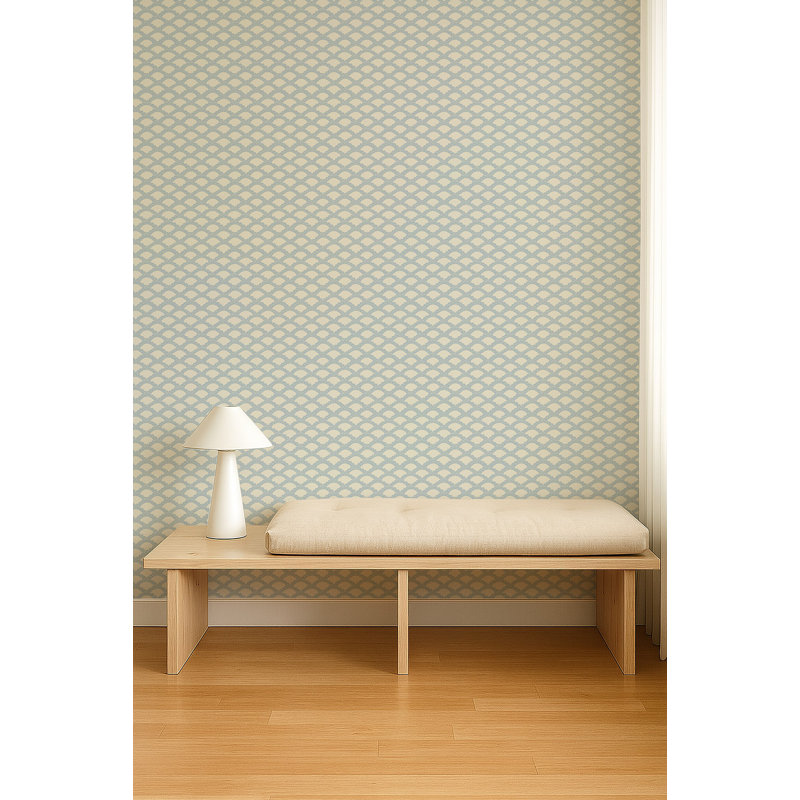 Scallop Frill, Blue