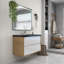 Ensemble de meuble-lavabo mural simple 42 po Lords Kody-473202670