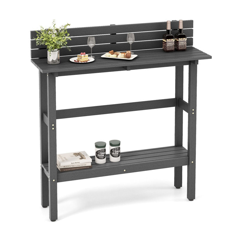 Camarda Rectangular 122Cm L Outdoor Standing Height Table