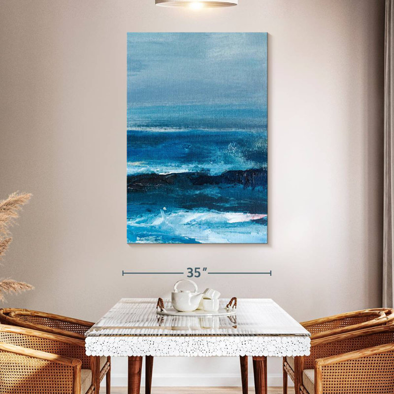 Avery Inverted Horizon Abstract, 51" H x 34" W