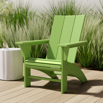 POLYWOOD Modern Curveback Adirondack Chair