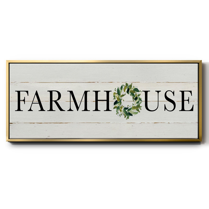 Farmhouse- Framed Canvas