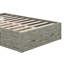 Lit plateforme double avec 6 tiroirs de rangement-881783619
