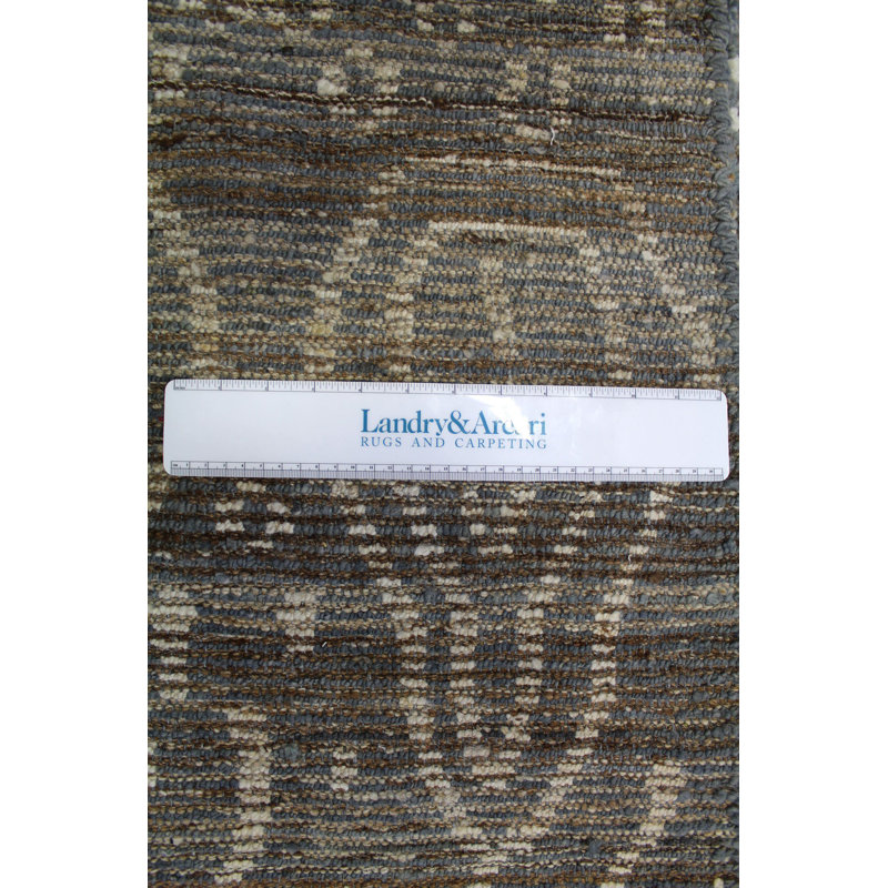 Tapis unique en laine et en coton tissé à la main 10 pi 9 po x 13 pi 9 po One Age of a Kind Kind