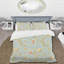 Ensemble de housse de couette à motif floral beige et beige Vintage-109149028