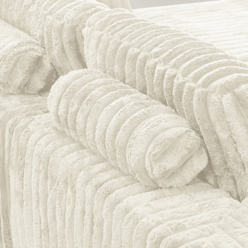 Space-saving Ivory Sectionals, Modern Fabric Sofa For Home