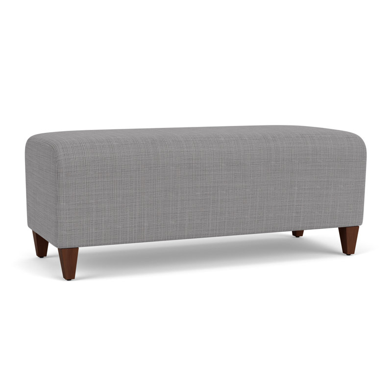 Banc de réception Ravenna, Bois de noyer, Gris chambray