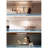 3PCS Wireless Rechargeable Motion Sensor LED Under Cabinet Lights 3Colors Kitchen Lighting