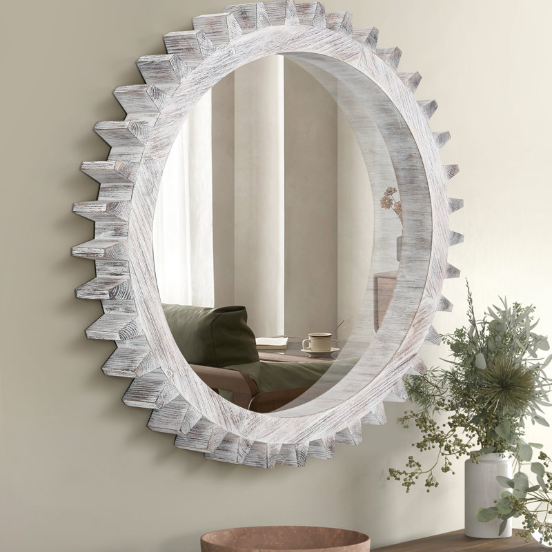 Miroir rond lourd de 42 po X, 42 po x 42 po