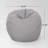 Modern Round Bean Bag with Removable Cover