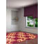 Tapis unique en laine noué à la main nouvel âge 3 pi 1 po x 5 pi 2 po Leriah - mauve / crème / jaune