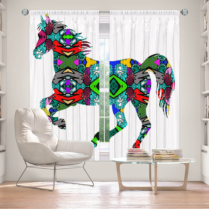Paire de rideaux obscurcissant en polyester Mirakel, L 40 po x L 82 po