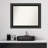 Tuxedo Black Bathroom Vanity Non-Beveled Wall Mirror-459855377