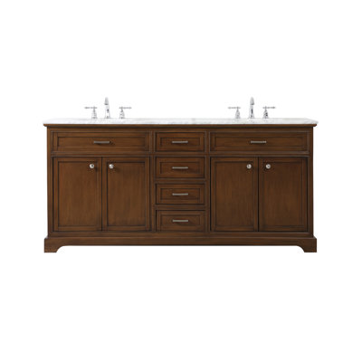 Ensemble de meuble-lavabo double 72 po Hermes