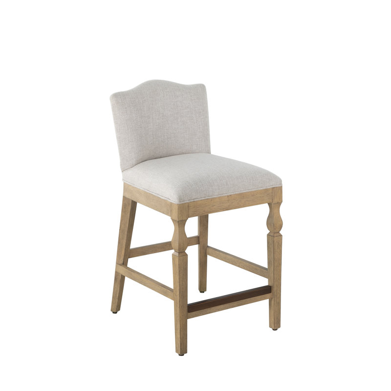 Gaston Upholstered Wooden Bar Stool, Counter Stool (24” Seat Height)