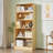 5 Tier Book Shelf,  71" H Large Bookcase, Standing Wood Display Book Shelf For Living Room, Office, Library-370514905
