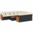 Coussin blanc / cadre noir est en rupture de stock