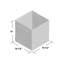 Bac de rangement en tissu Premium Cubes