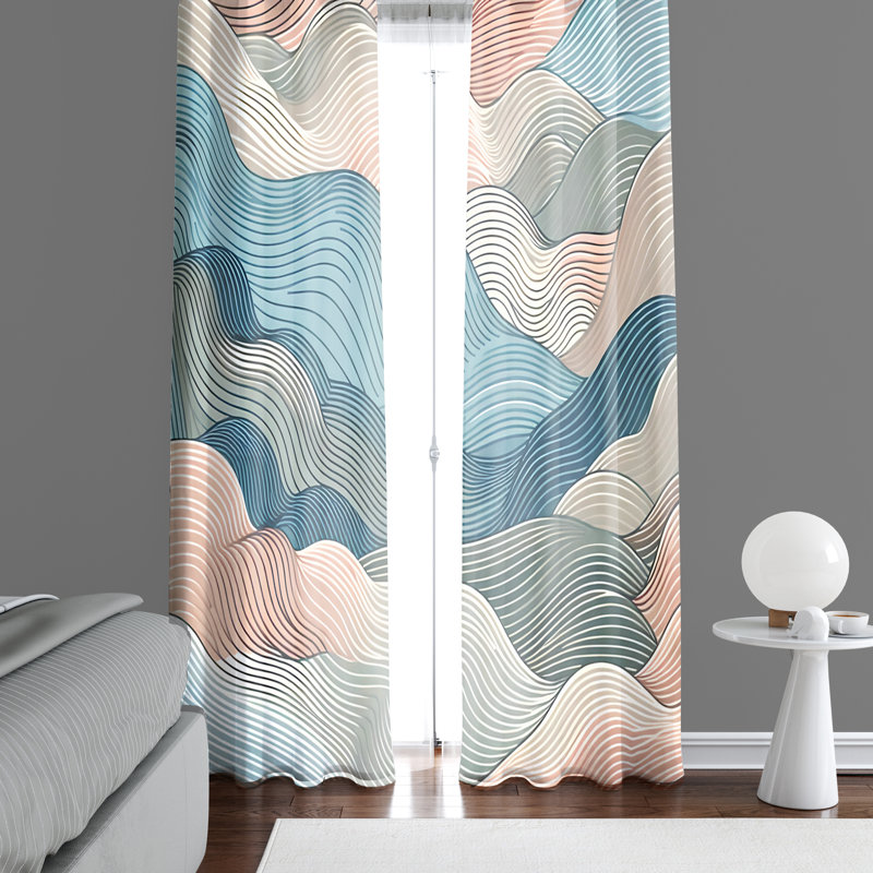 Window Curtains, 40" W x 82" L