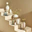 Mini vase en cristal sans plomb Magnolia-42150352-42186175