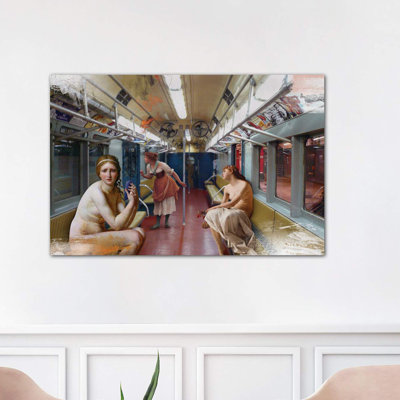 Subway by José Luis Guerrero - Wrapped Canvas Print