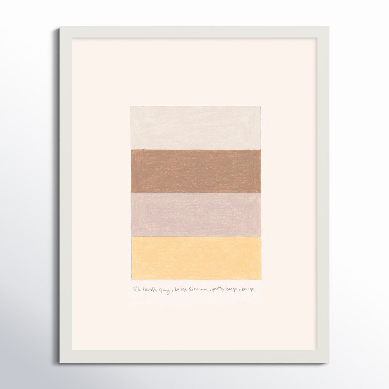 Stacks Print by Beth James, 20" H x 16" W x 1.25" D, White Framed