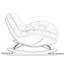 Fauteuil de jeu rembourré amovible Irving -279177777