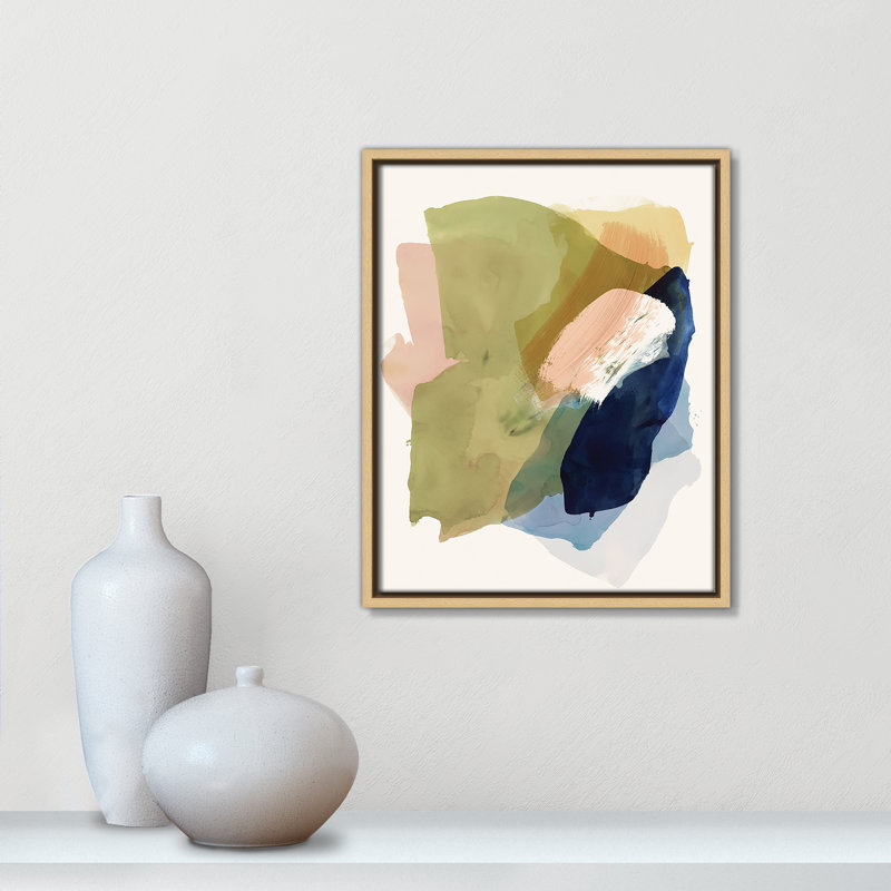 Brush and Whisper II Print by , 15.5" H x 12.5" W, Natural Floater