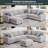 Flexible Combination Module Reversible Sectional Sofa-3881597