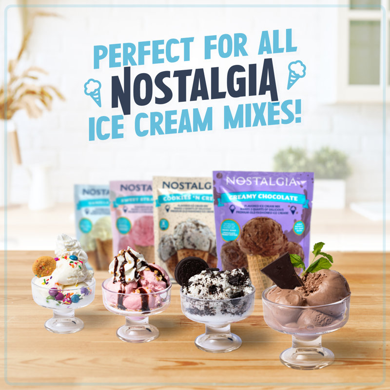 Nostalgia 2-Quart Digital Ice Cream Maker