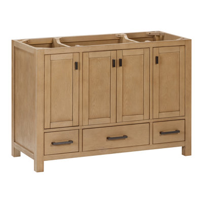 Souther 48'' Single Bathroom Vanity Base Only in Brushed Oak Finish