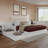 Asparas Solid Wood Platform Bed with Footboard & Roll Out Trundle Bed-838506825-841453184