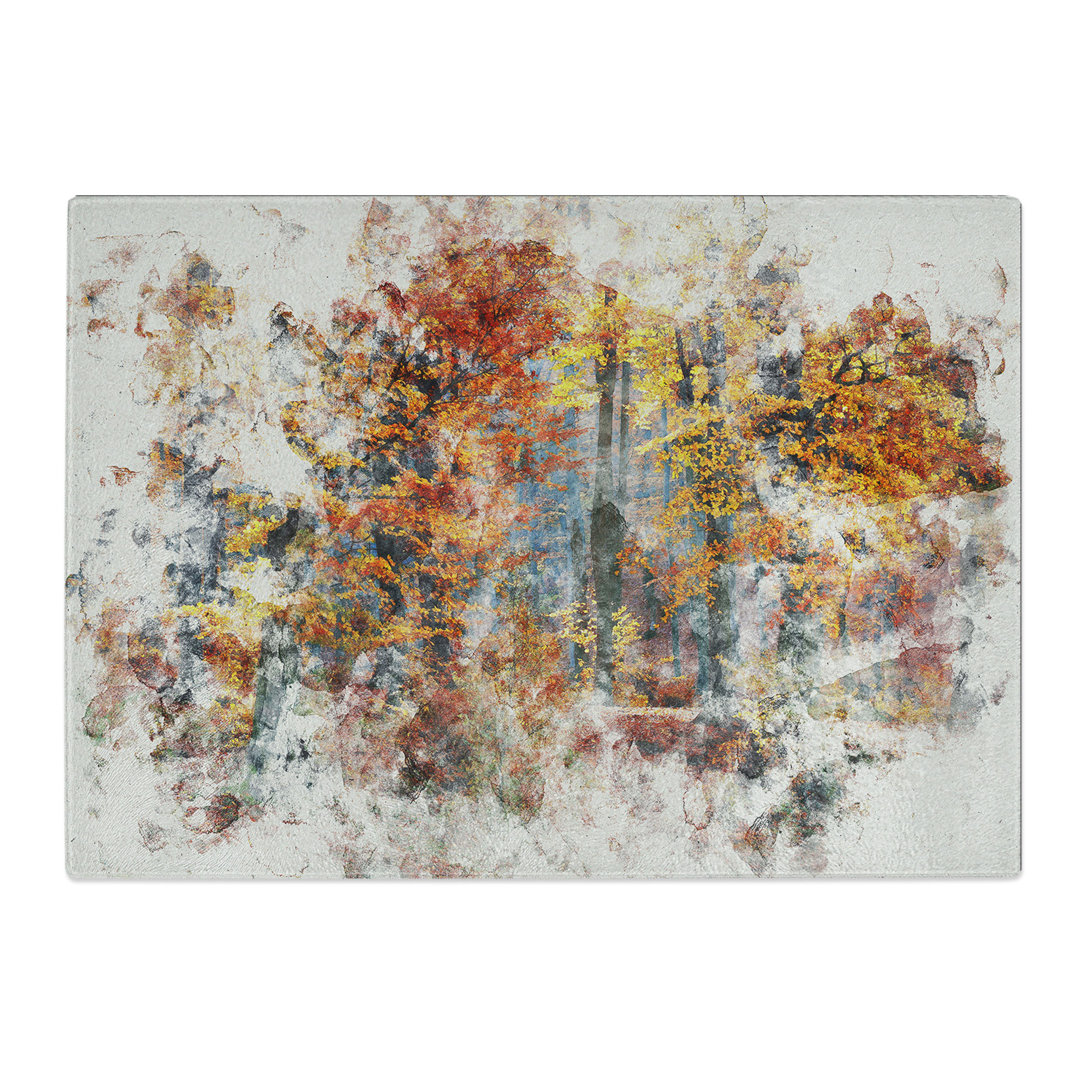 Autumn Forest Vol.3 Watercolour Chopping Board