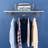 Rustic Pipe Wardrobe Rack Kit with Wood Shelf-1842340766-1842340761