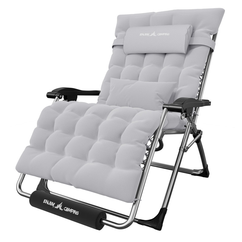 Très grand fauteuil inclinable Kubecki, Gris