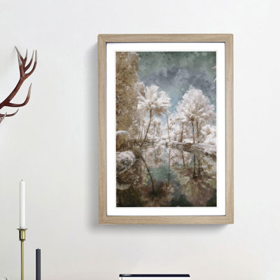 Tree View In Kerala India - Single Picture Frame Painting on MDF