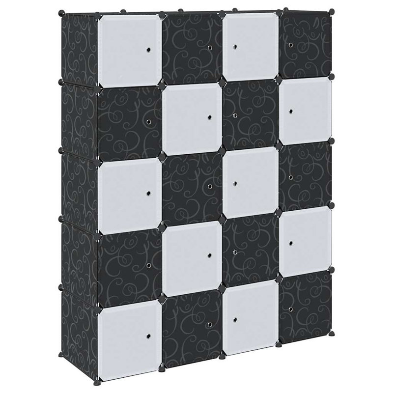 20 Door PP (Polypropylene) Wardrobe