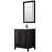 Daria 30'' Single Bathroom Vanity with Marble Top with Mirror-97873286-97873288
