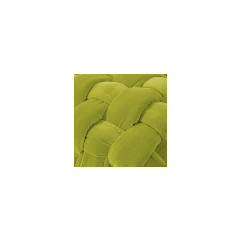 Solid + Manufactured Wood Accent Stool, Lime Green