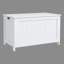 Armoire d'appoint en bois manufacturé blanc