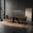 Industrial Style Rectangular Solid Wood Dining Table-678143616