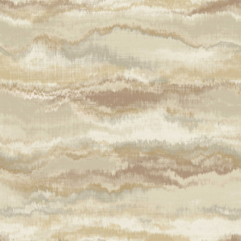 Horizon Abstract Luxury Wallpaper, Gold
