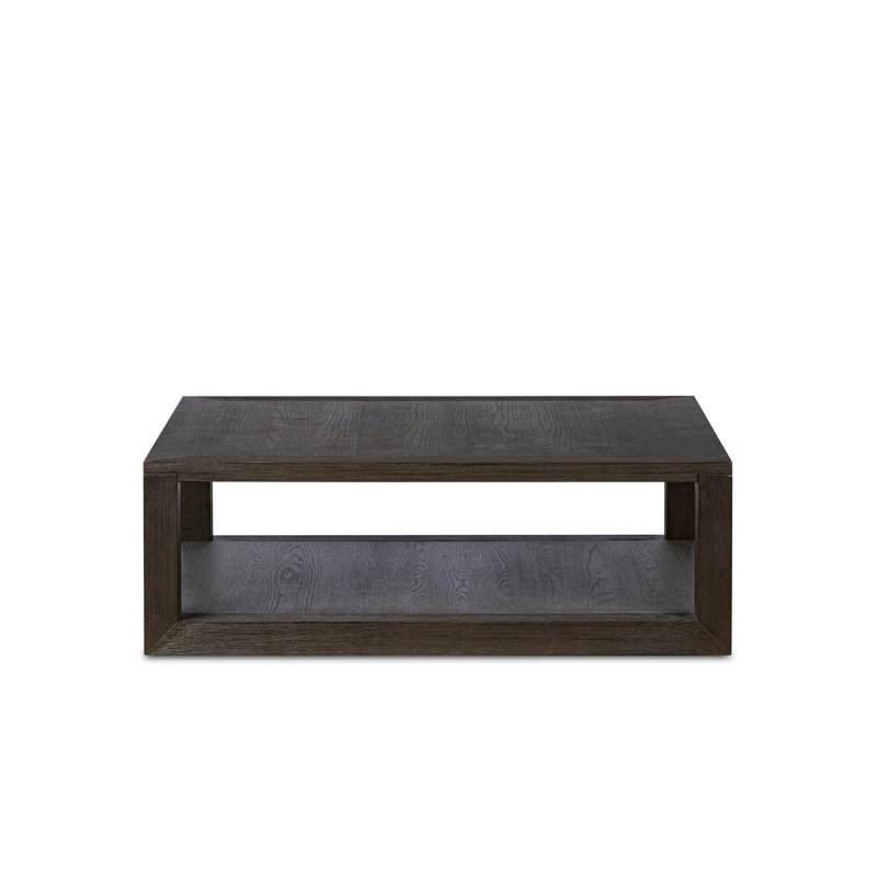Thomas Square Coffee Table-Dark Anthracite Oak, Dark Anthracite Oak