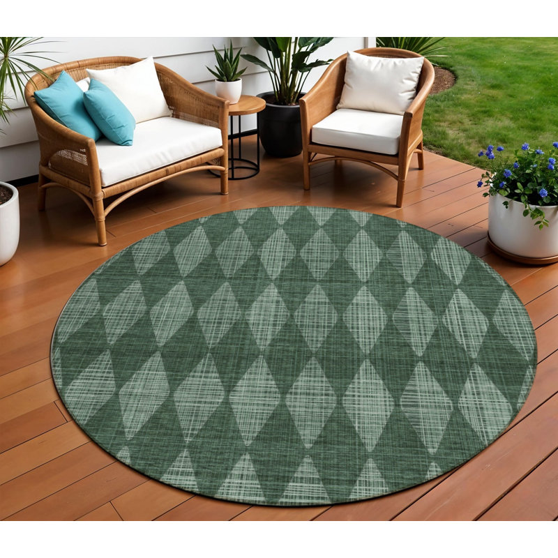 Tapis rond 8 po
