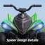 Outfunny 24V Kids ATV 4 Wheeler, Kids Ride On Toy avec roues lumineuses à DEL, musique et port USB - Vert-93576712