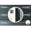 Huldar Glass Flat Wall Mirror