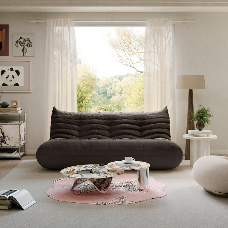 Fauteuil à billes Castleberry Lazy, Brun