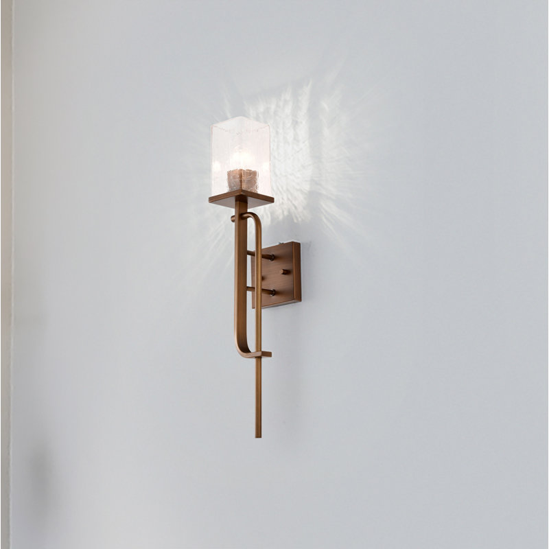 Dott Dimmable Bath Sconce, Natural Brass