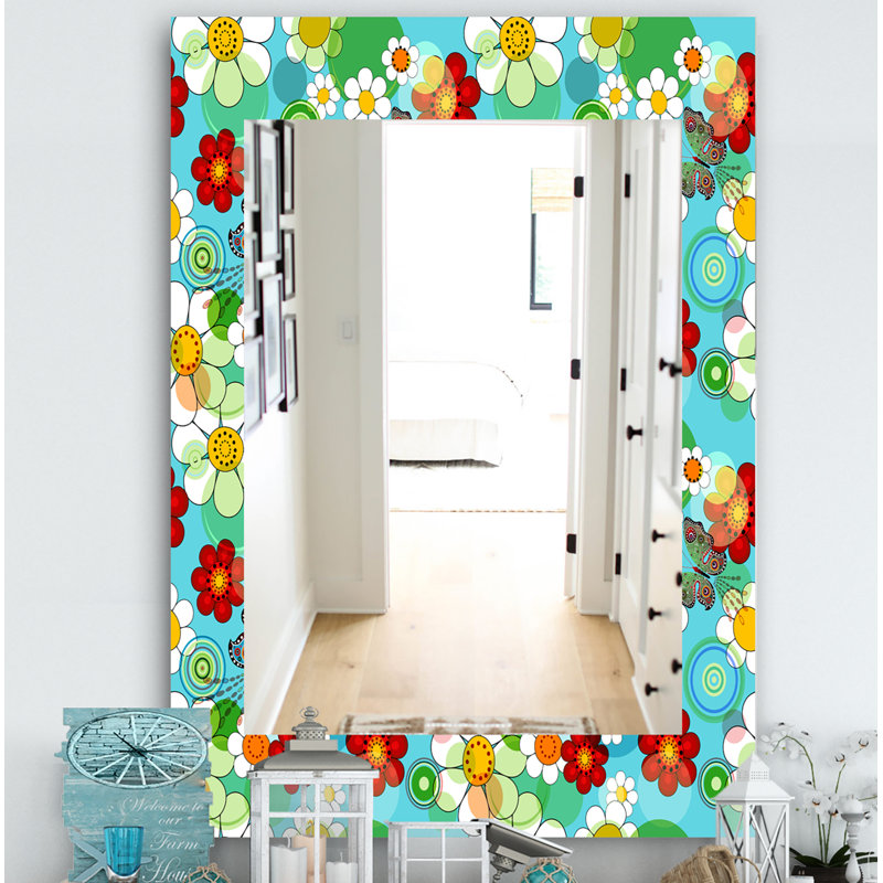 Miroir mural, H 24 po x l 32 po