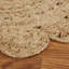 Tapis allemand en jute / sisal brun tressé à la main German-15209104